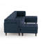 6 Seater Corduroy Sectional-1569261449