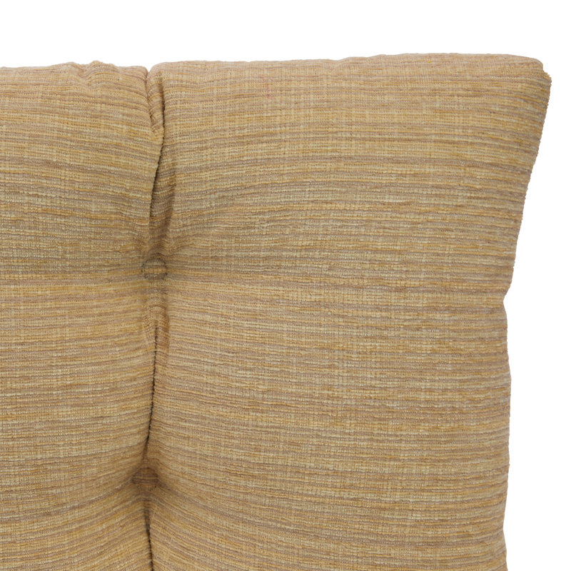 Chenille Non-Slip Bench Cushion, Natural, 33" W x 14" D