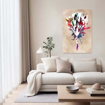 Vibrant Artistic Splash Contemporary Wall Art