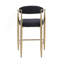 Ensemble de 2 tabourets de bar modernes avec un design élégant et des sièges confortables