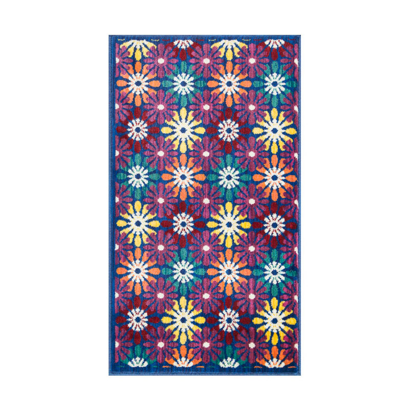 Floral Indoor Rug, Rectangle 2'2" x 5'