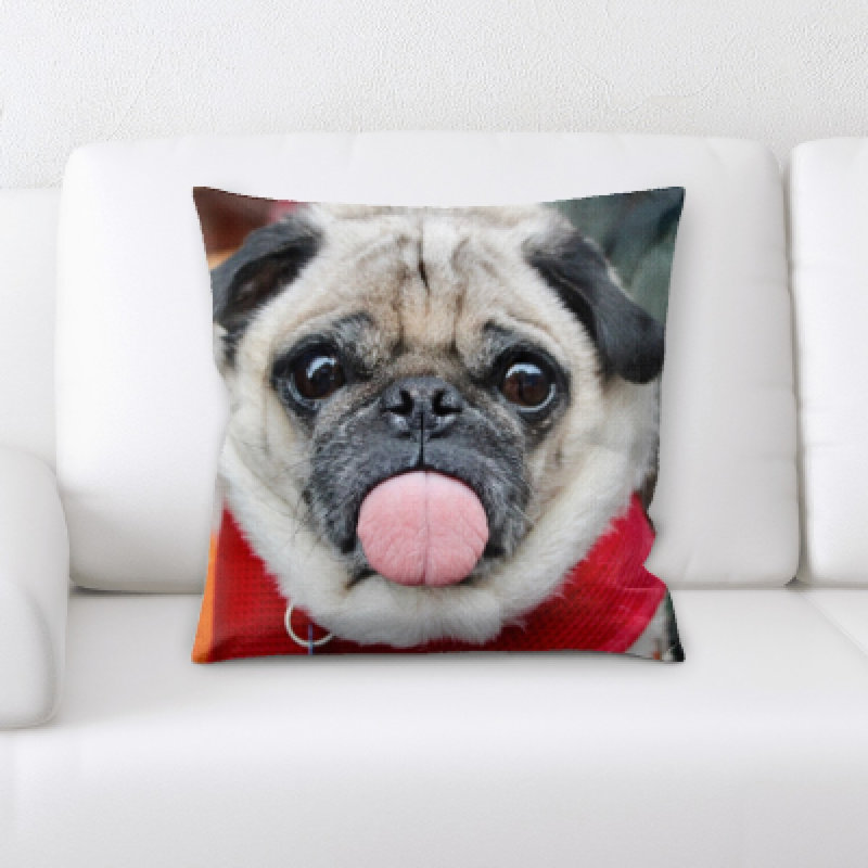 Microsuede Reversible Throw Pillow