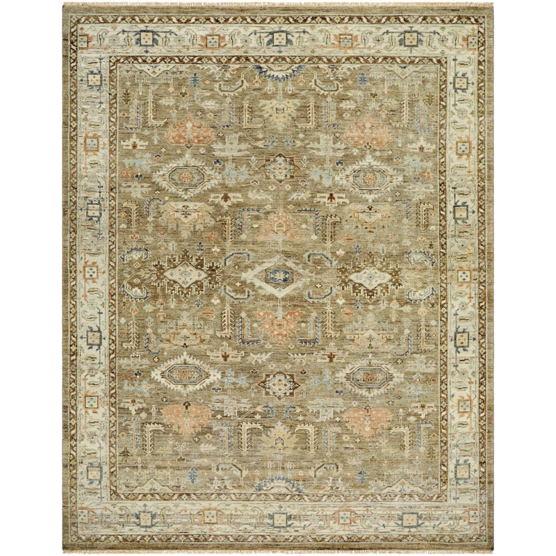 Bijar Hand Knotted Area Rug, Rectangle 10' x 14'