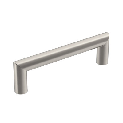 Revolve 3-3/4 inch (96mm) Center-to-Center Satin Nickel Cabinet Pull - 10 Pack