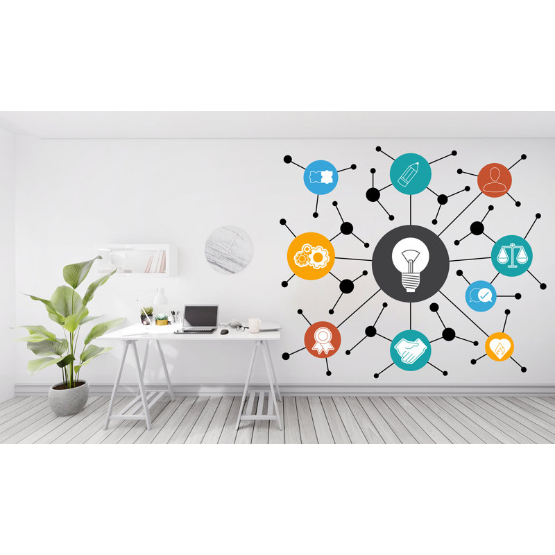 Autocollant mural Core Value, H 15 po x l 20 po