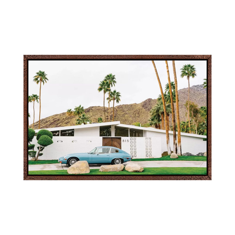 Palm Springs Ride I by Bethany Young - Print on Canvas, Classic Brown Wood Framed, 66.04 cm H x 45.72 cm W