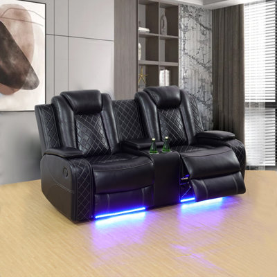 Cartney Faux Leather Recliner
