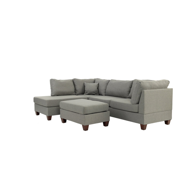 3-PC SECTIONAL Polyfiber Sectional Sofa