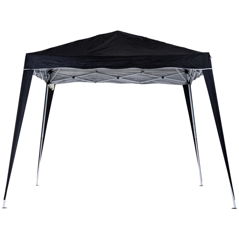 3m x 3m Steel Pop-Up Gazebo, Black