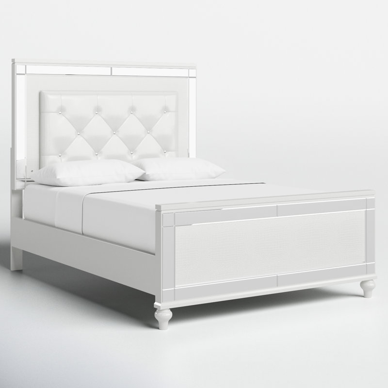 Tamas Vegan Leather Standard Bed, Queen