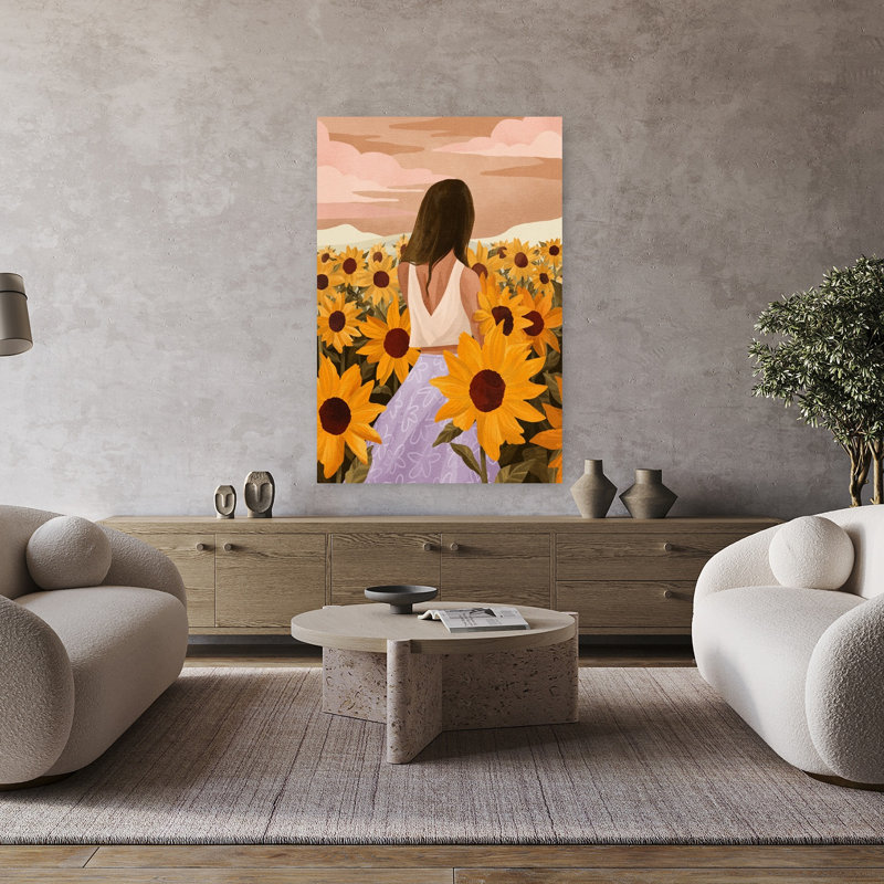 Art contemporain contemporain abstrait romantique, H 48 po x l 32 po