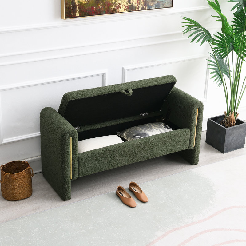 Banc de bout avec accoudoirs et rangement Modern Teddy Bed