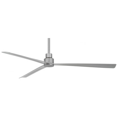 65'' 3 - Blade Outdoor Propeller Ceiling Fan with Remote