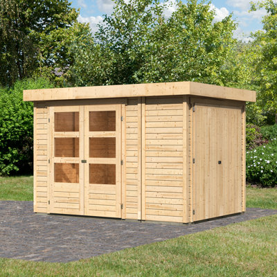 Gartenhaus Retola 2 mit Anbauschrank