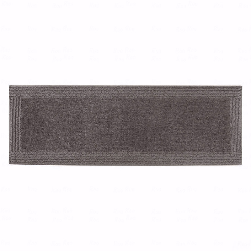 1 Pcs 20X30" 100% Cotton Tufted 3000 Gsm Reversible Bath Rug, Rectangle 1'8" x 2'6"