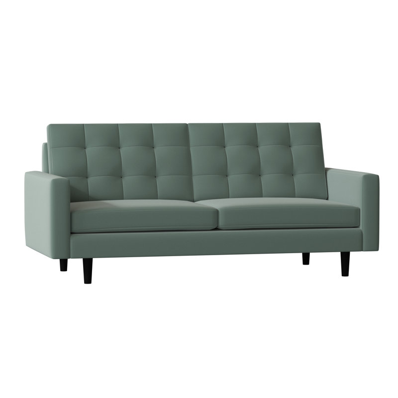 Upholstered 79'' Sofa, Klein Laguna, 60 Inches, Black
