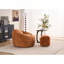 Fauteuil à billes en chenille avec repose-pieds-908146339