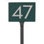 Floating 1-Line Lawn Address Sign-669038411-659383323-669038485
