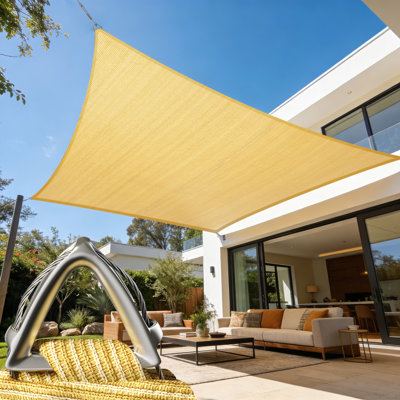 Amgo Pro Ring Rectangle Sun Shade Sail 260 GSM Heavy Duty