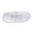 72'' x 31'' Freestanding Soaking Cast Iron Bathtub-72468869