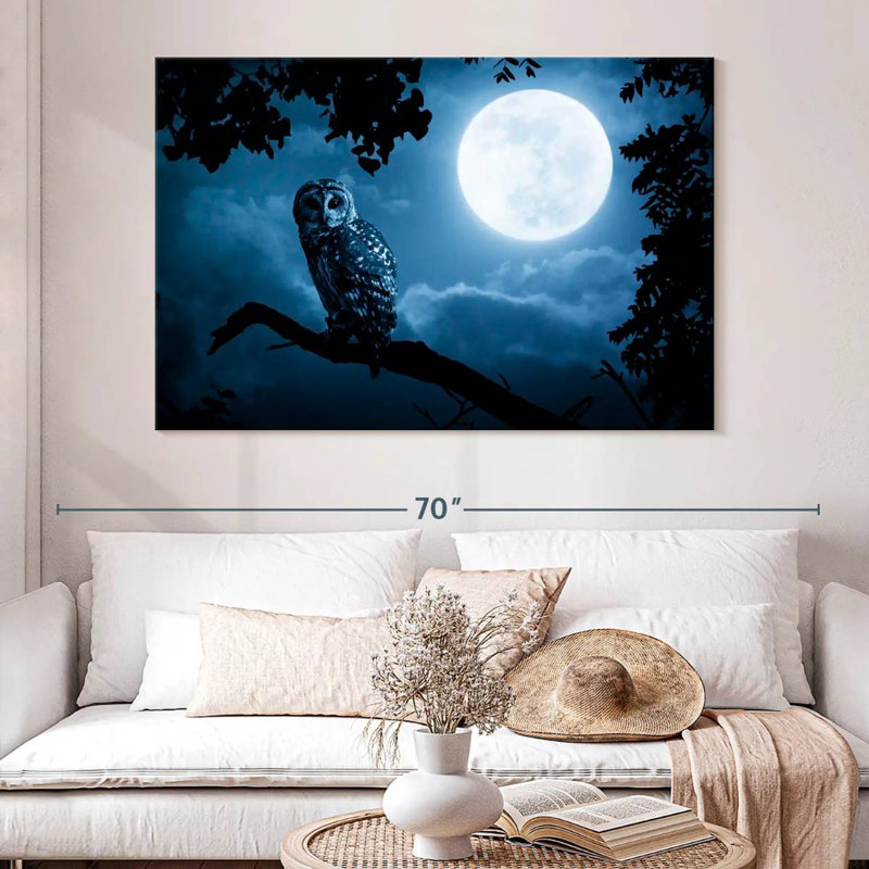 Brampt Watchful Night Owl, 34" H x 51" W