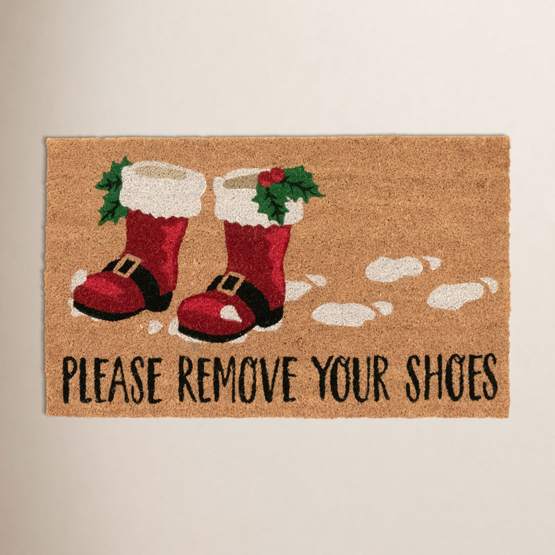 Fayetta Non-Slip Christmas Outdoor Doormat
