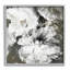 Art mural sur toile Stupell Industries avec fleurs abstraites blanches et grises de Design Fabrikken-91297625