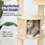 Arbre à chat en bois pour grands chats 67 po Dujka