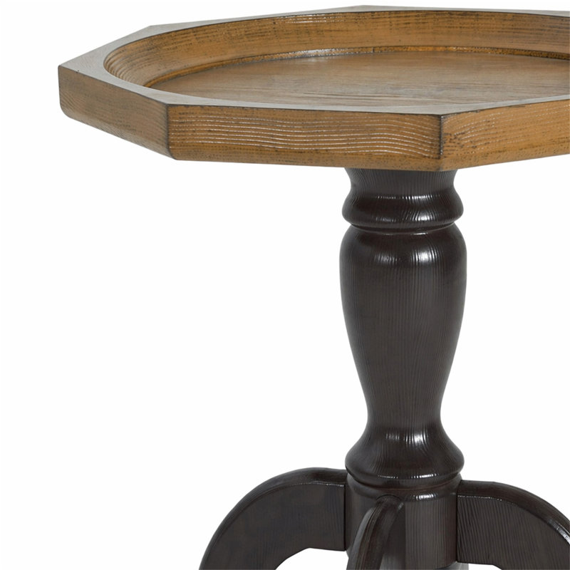 Table de bout, Brun / Noir