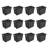 Sterilite Rugged Industrial Stackable Storage Tote w/ Lid, Black