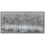 Peinture sur toile, cadre flottant