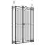 Barrière de jardin en fer forgé noir-103564380