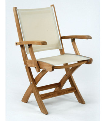 St. Tropez Outdoor Teak Dining Armchair