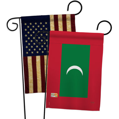 Double Sided 18.5'' H x 13'' W Polyester Garden Flag