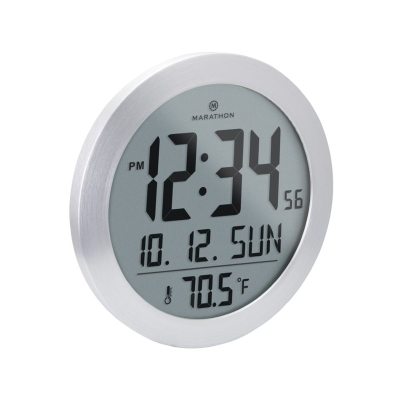 Horloge murale 8,2 po Home, Argent