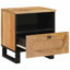 40cm W Solid Wood Bedside Table