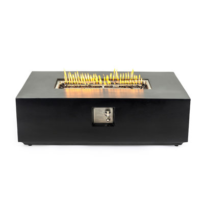 Concrete Propane/Natural Gas Fire Pit Table