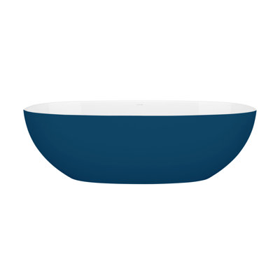 Barcelona 70.875" x 34.125" Freestanding Soaking Bathtub