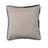 Tufted Wool and Cotton Throw Pillow Cover with Abstract Design