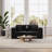 Modern Plush-Upholstered Accent Sofa