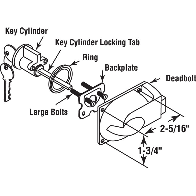 Prime-Line Standard Hinge Pocket Door Hardware