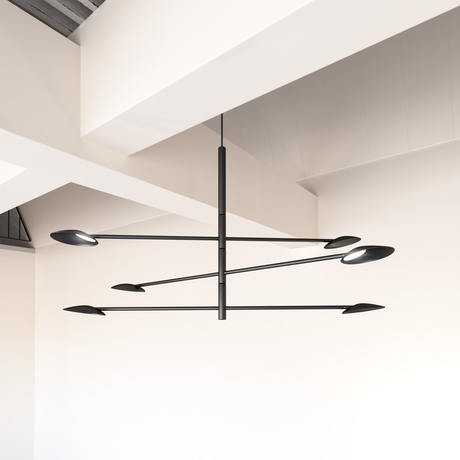 Rotaire Dimmable 3 - Light Chandelier