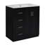 Meuble-lavabo 30 po avec lavabo en céramique-123392353