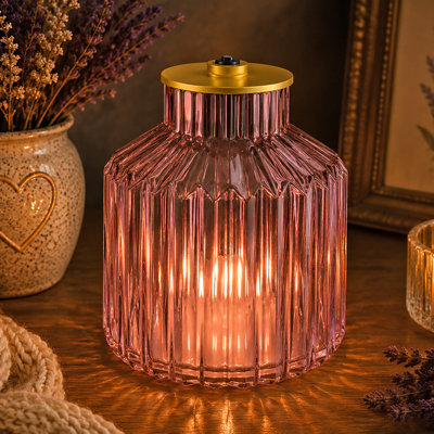 Sandersville Glass Novelty Lamp