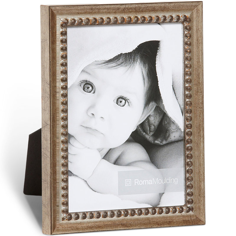 Metro Wood Picture Frame, 5" x 7", Urban Silver Leaf