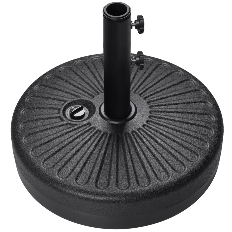 Socle en plastique Hanniford, Noir