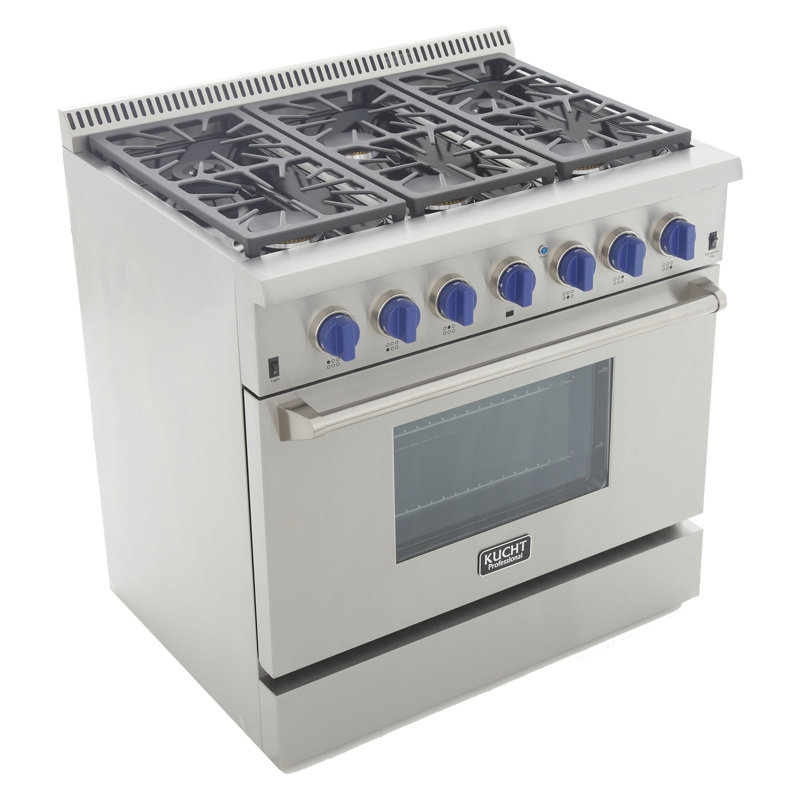 Kucht 36'' W Range, Classic Silver, Natural Gas