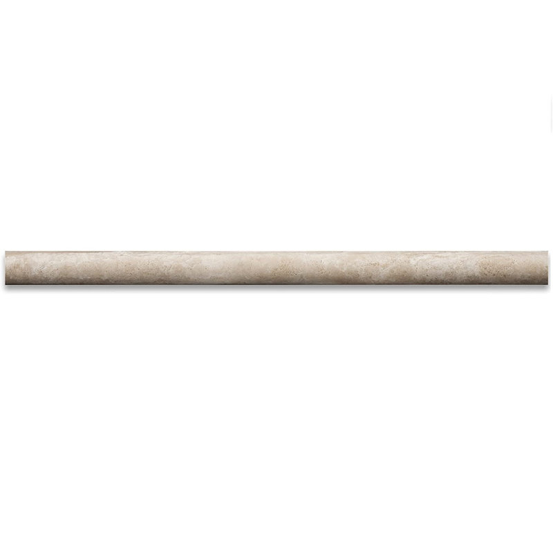 Durango Cross Cut 3/4" x 12" Bullnose Travertine Look Wall Liner