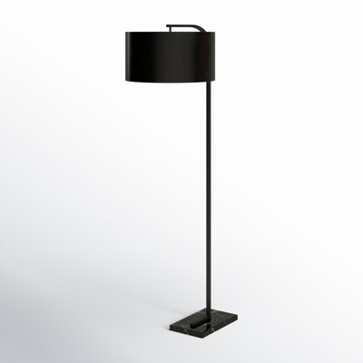 Padua Black Metal Floor Lamp