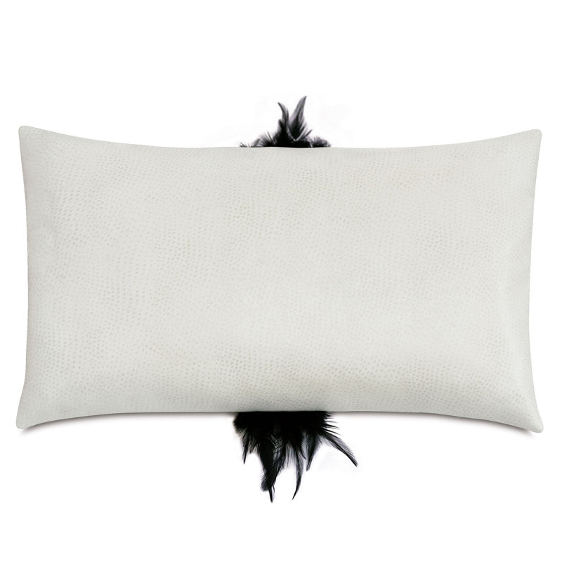 Raven Pillow Cover & Insert, Rectangle 13"H x 22"W